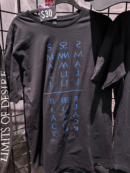 Limits - Mirror Letters Tee - Blue Font
