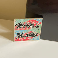 Small Black LP Enamel Pin