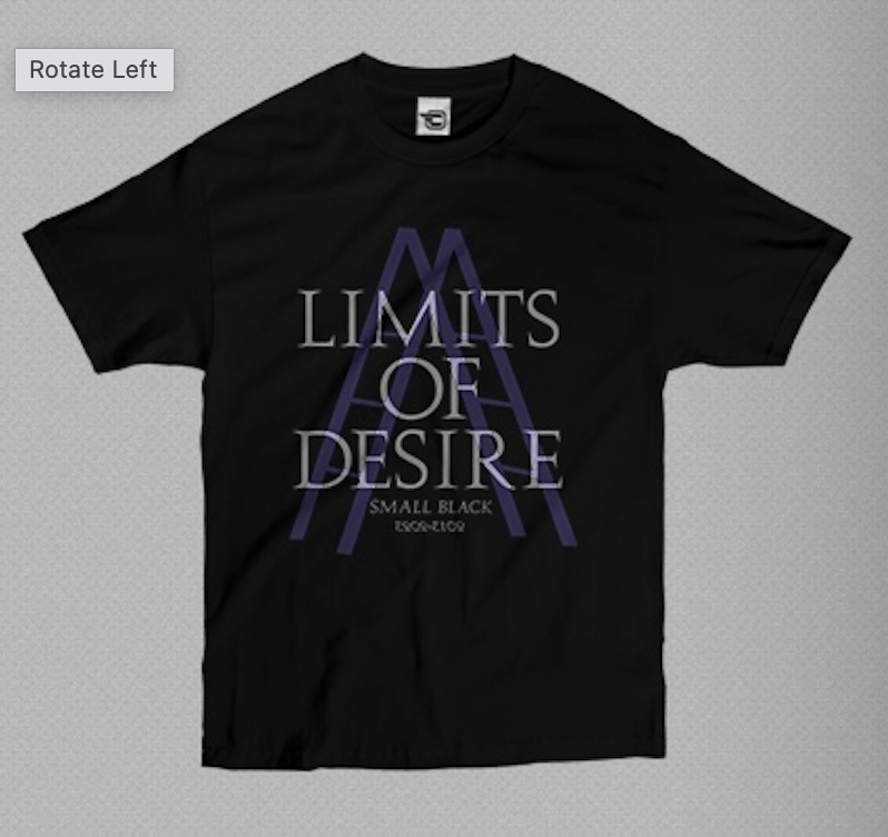 BLACK IRIS Anniversary Tour 2023 Tシャツ Limits of Desire 10th Anniversary Tour T-Shirt - Black – Small Black