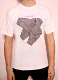 Small Black - Ribbon T-Shirt (WHITE)